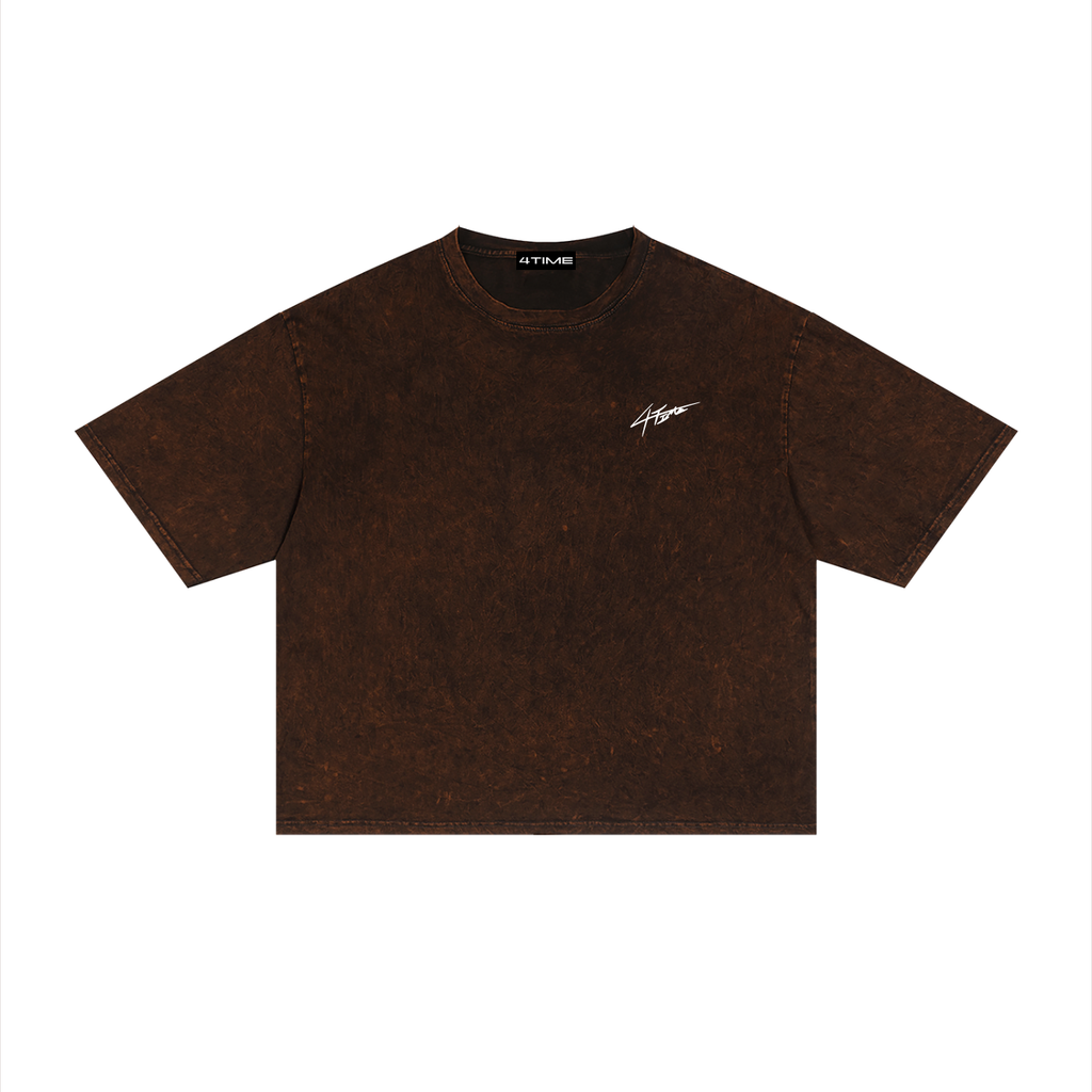 4TIME "CLUB" BOXY WASHED TEE
