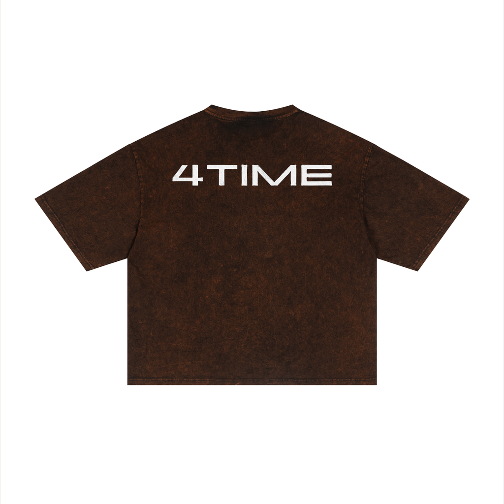 4TIME "CLUB" BOXY WASHED TEE