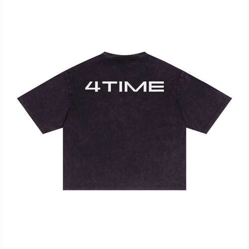 4TIME "CLUB" BOXY WASHED TEE